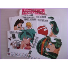 LAMU URUSEI YATSURA Lum Set H Cassette INDEX CARD Anime 80s